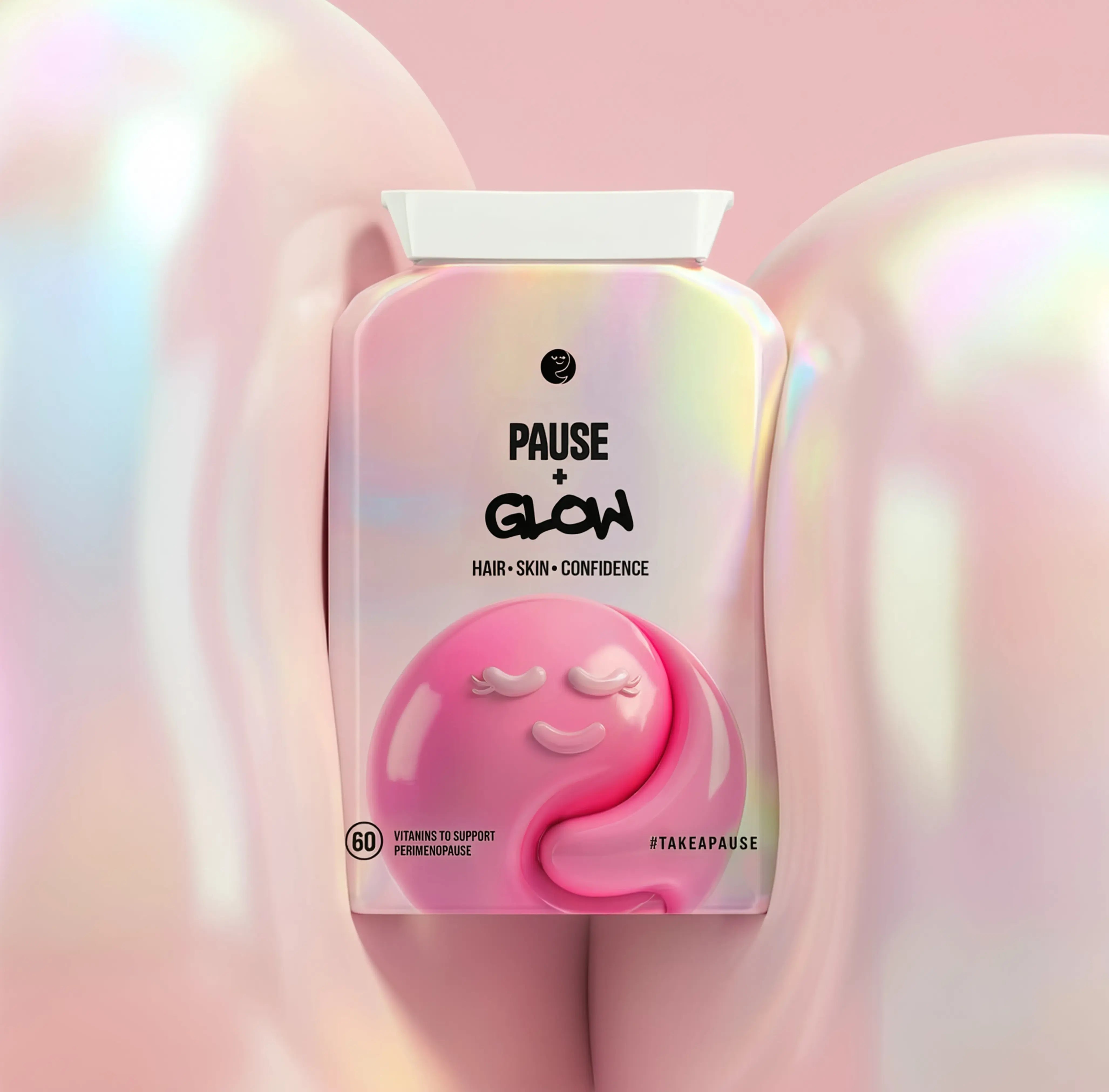 PAUSE+ GLOW - Perimenopause Skin, Hair & Nail Support
